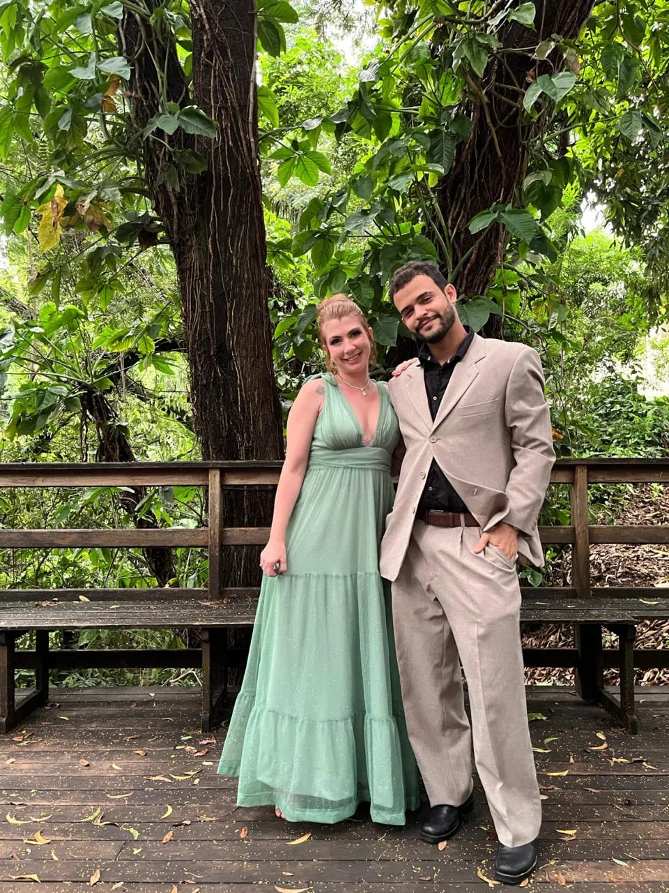 Luisa e Nicolas juntos, fundadores da Lunis